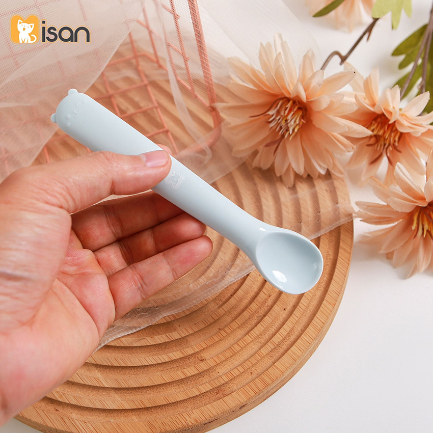 Thìa ăn dặm silicon Misan cho bé (8m+)