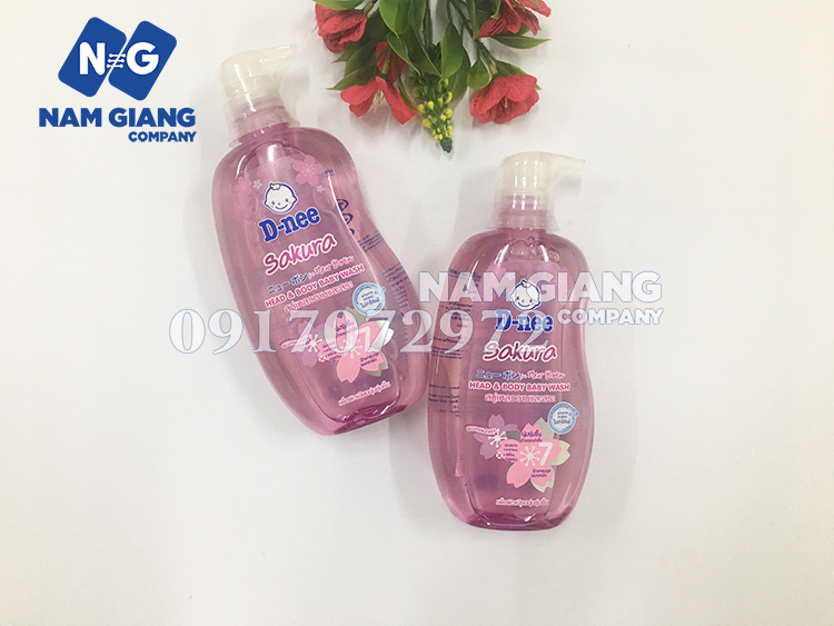 Sữa tắm gội toàn thân Dnee cho bé 380ml