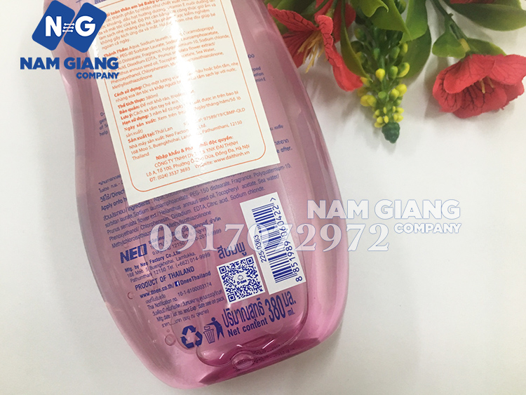 Sữa tắm gội toàn thân Dnee cho bé 380ml