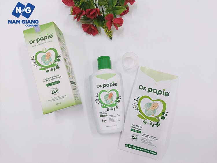 Sữa tắm thảo dược Dr.papie 230ml