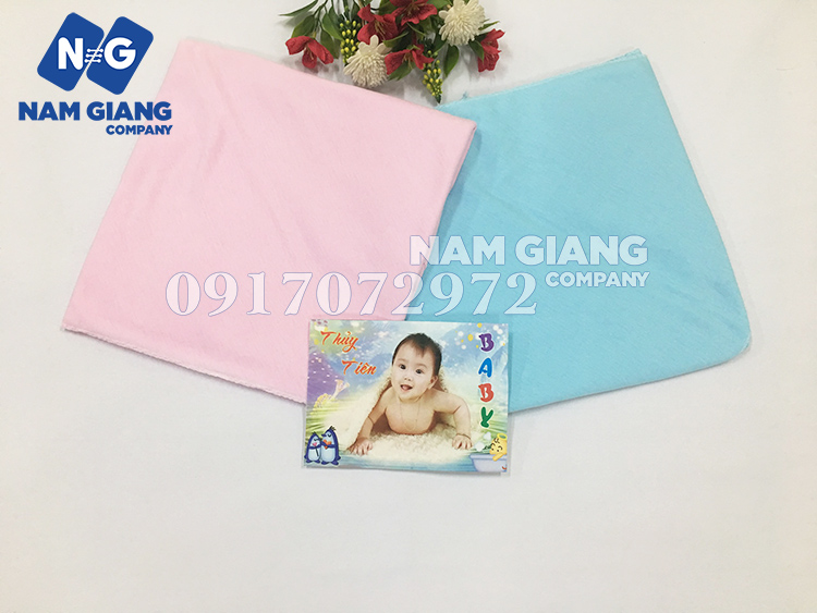 Tã vuông màu Thủy tiên cao cấp