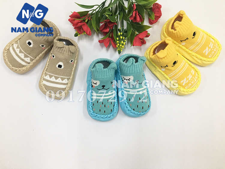Tất đế giày tập đi cho bé