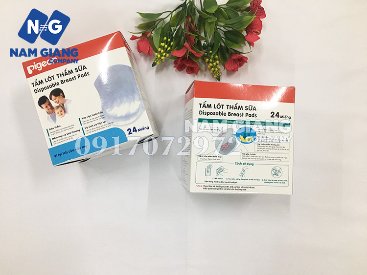 Thấm sữa Pigeon 24 miếng