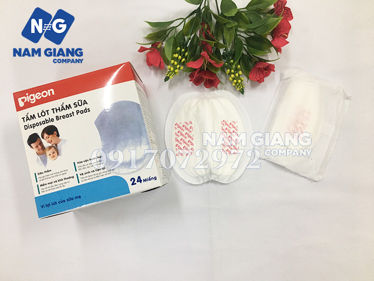 Thấm sữa Pigeon 24 miếng