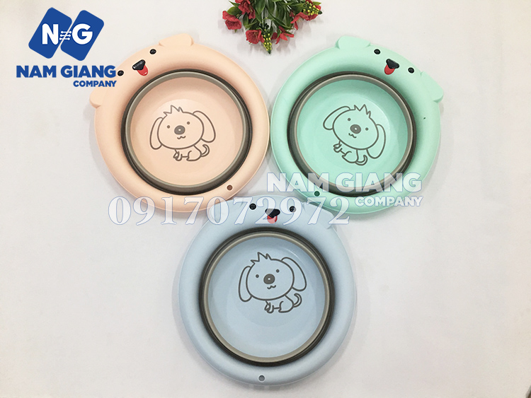 Thau rửa mặt cho bé gấp gọn cho bé- nhiều mẫu