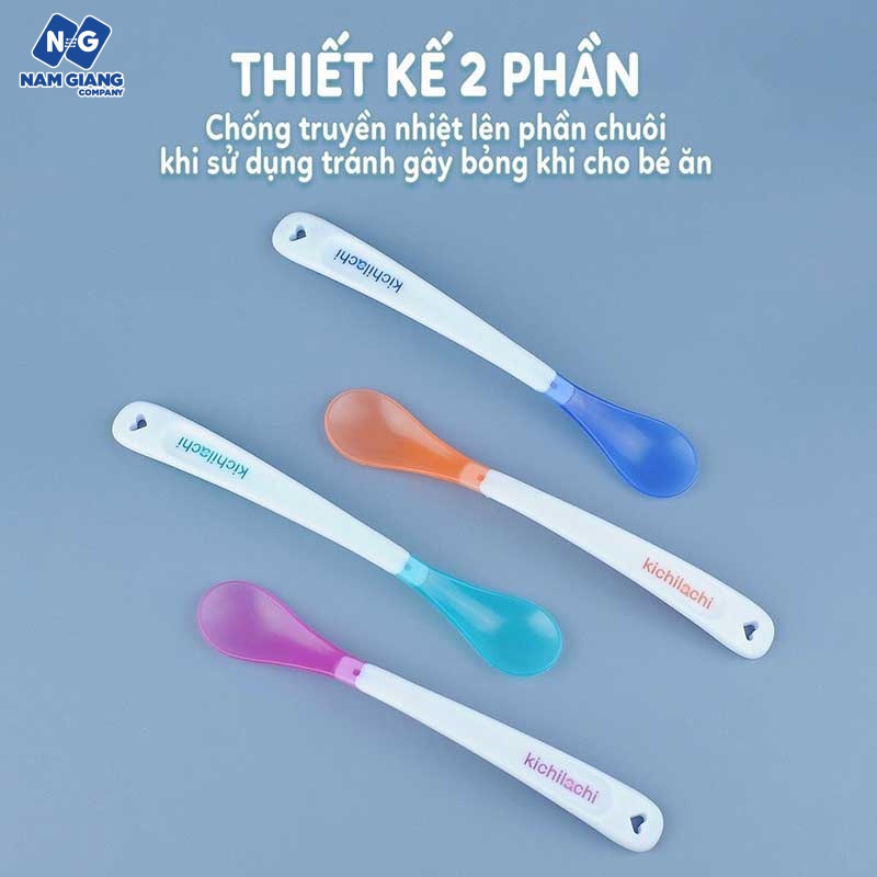 Thìa cảm ứng nhiệt báo nóng KICHI