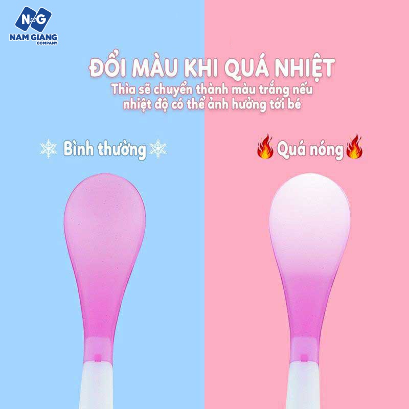 Thìa cảm ứng nhiệt báo nóng KICHI