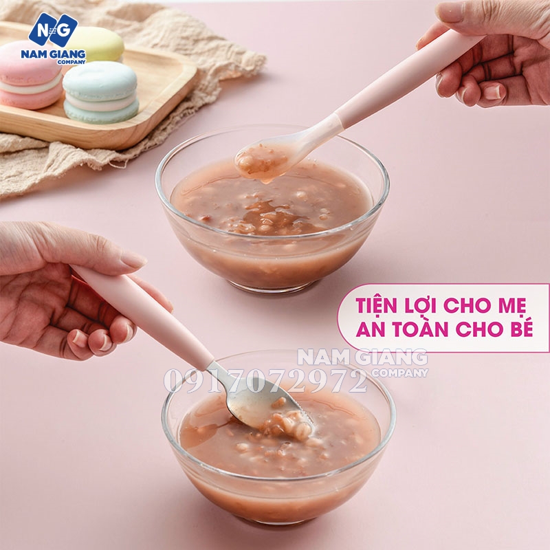 Thìa nạo ăn dặm 2 đầu