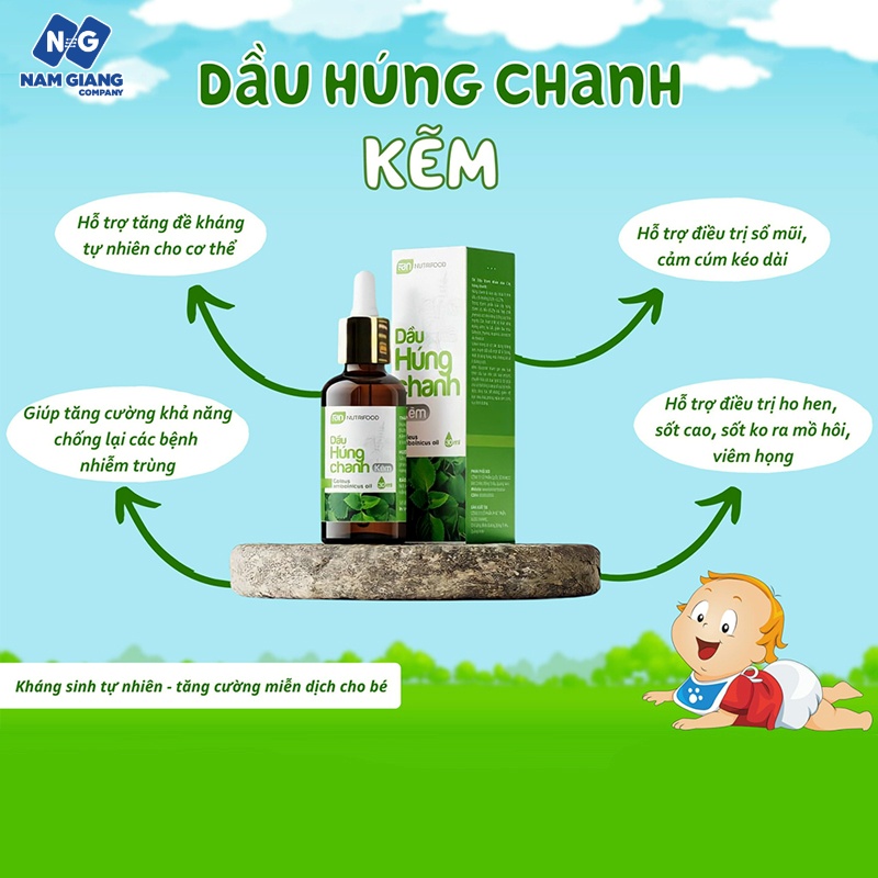 Tinh dầu húng chanh kẽm 30ml Faneco