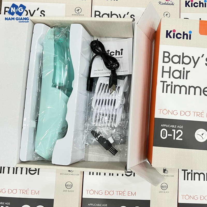 Tông đơ cắt tóc KICHI hút tóc tự động