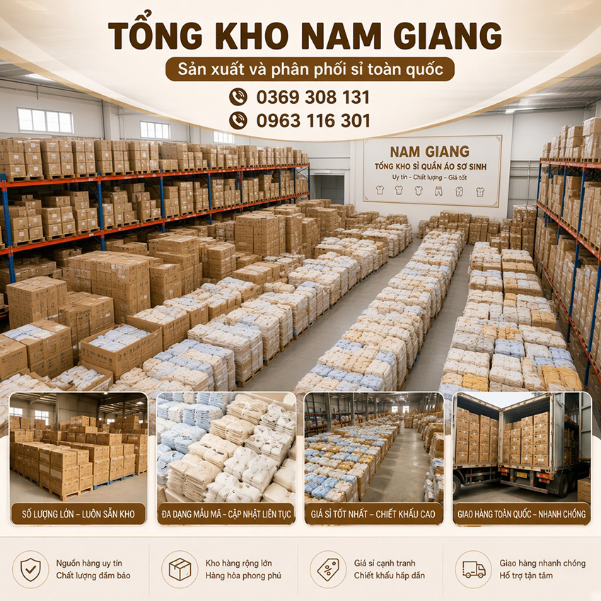 Bộ cộc sơ sinh Petit VTKids cài lệch VTBC24