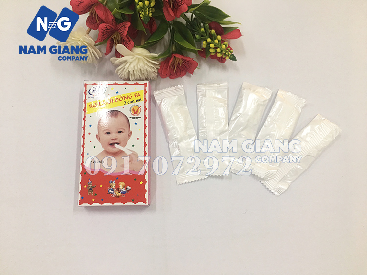 Tưa lưỡi ĐÔNG FA 3 con nai (gói 10 hộp)