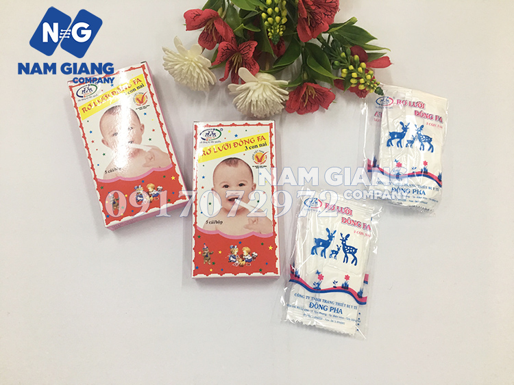 Tưa lưỡi ĐÔNG FA 3 con nai (gói 10 hộp)