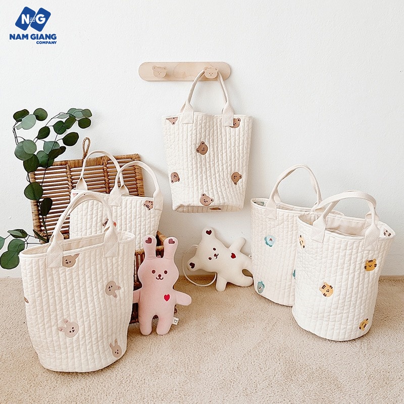 Túi mẹ bỉm sữa đựng đồ phong cách Hàn Quốc