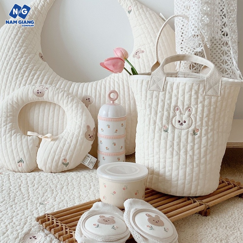 Túi mẹ bỉm sữa đựng đồ phong cách Hàn Quốc