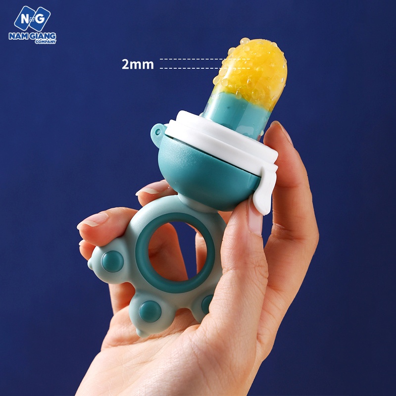 Túi nhai ăn dặm silicon 3 núm cho bé