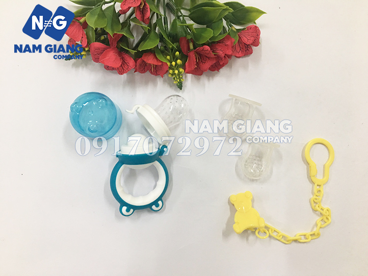 Túi nhai chống hóc có dây kẹp GB BABY