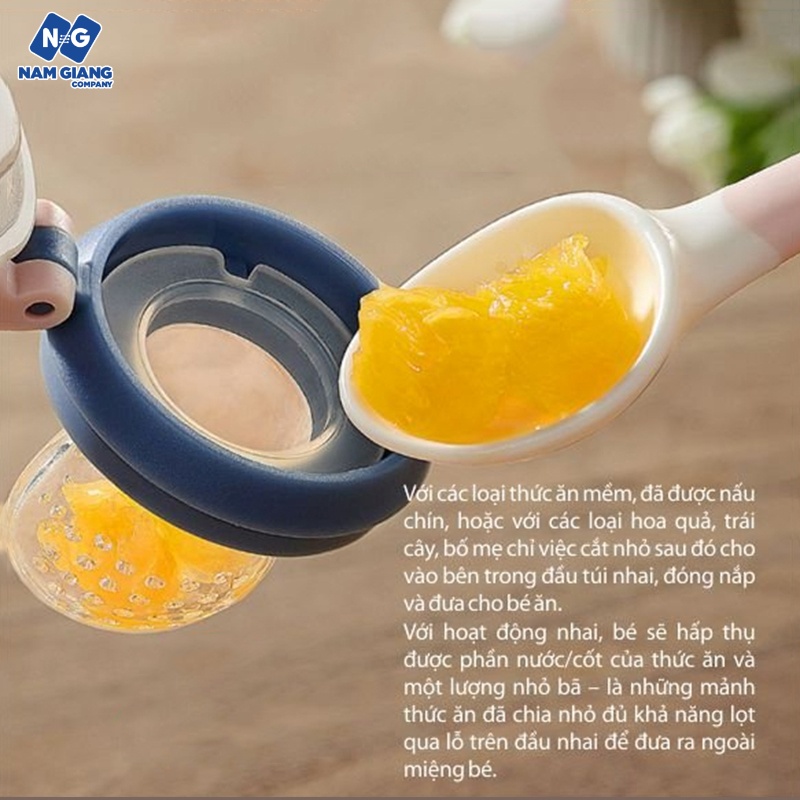 Túi nhai chống hóc KICHI cá heo