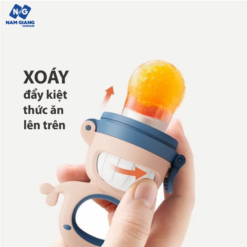 Túi nhai chống hóc KICHI cá heo