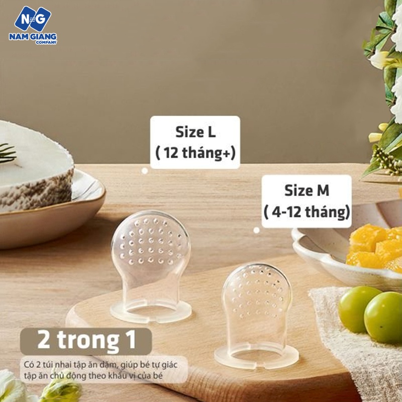 Túi nhai chống hóc KICHI cá heo