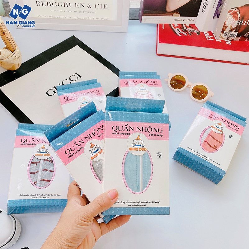 Ủ nhộng (kén chũn) kèm mũ có khóa kéo minh đức thun lạnh