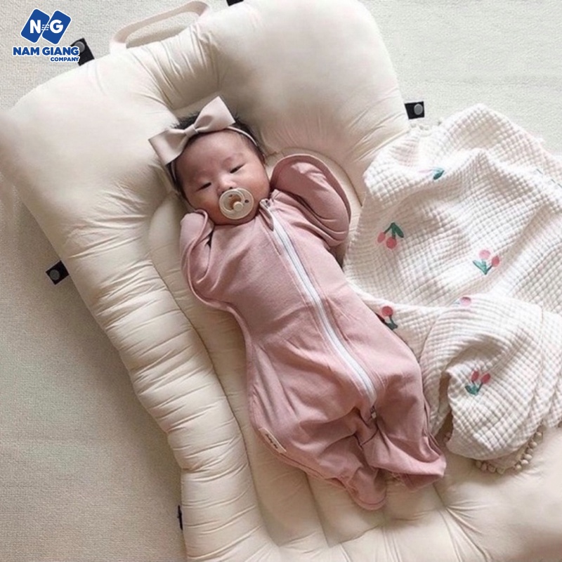 Ủ nhộng (kén chũn) kèm mũ có khóa kéo minh đức thun lạnh