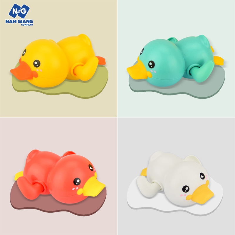 Vịt chạy cót đồ chơi thả chậu nước tắm