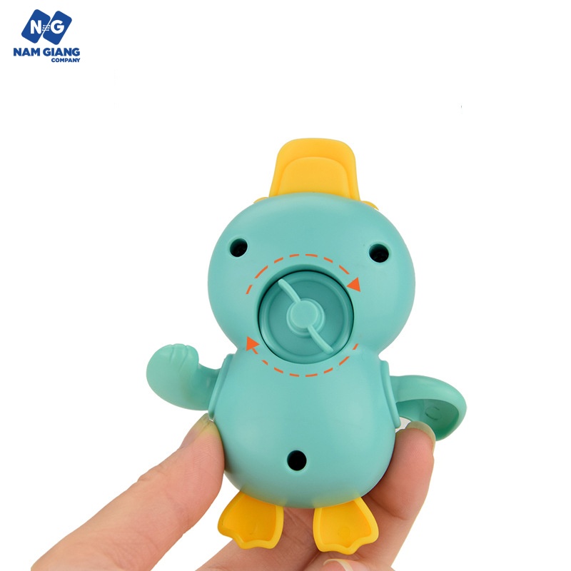 Vịt chạy cót đồ chơi thả chậu nước tắm