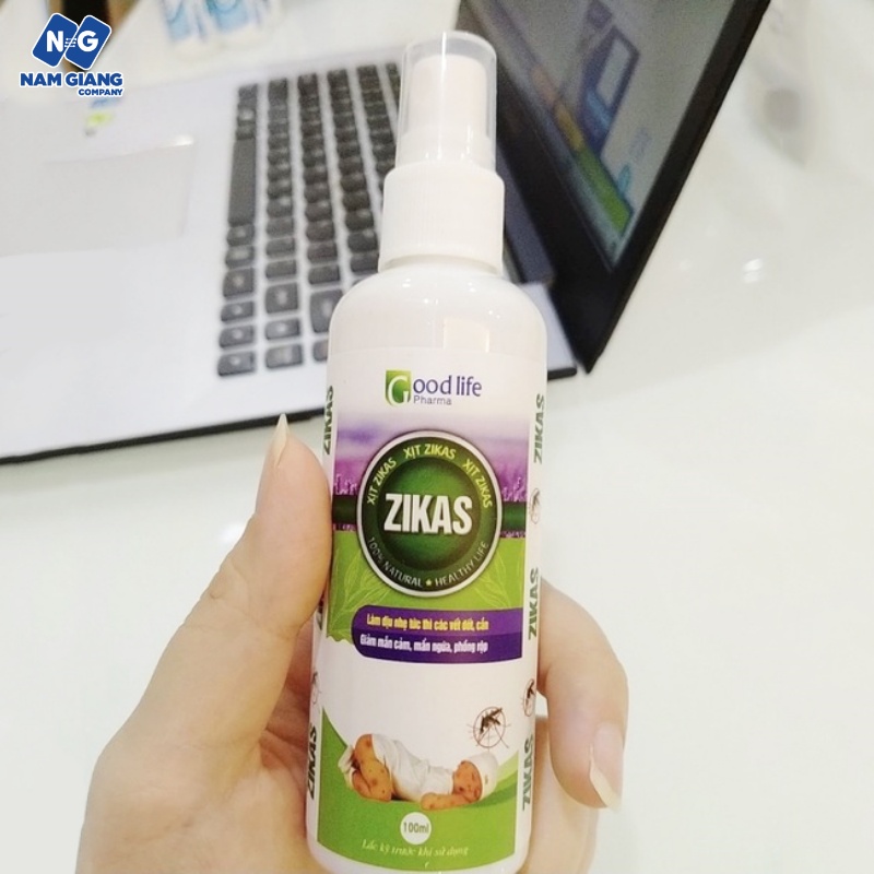 Xịt chống muỗi, xua đuổi côn trùng ZIKAS
