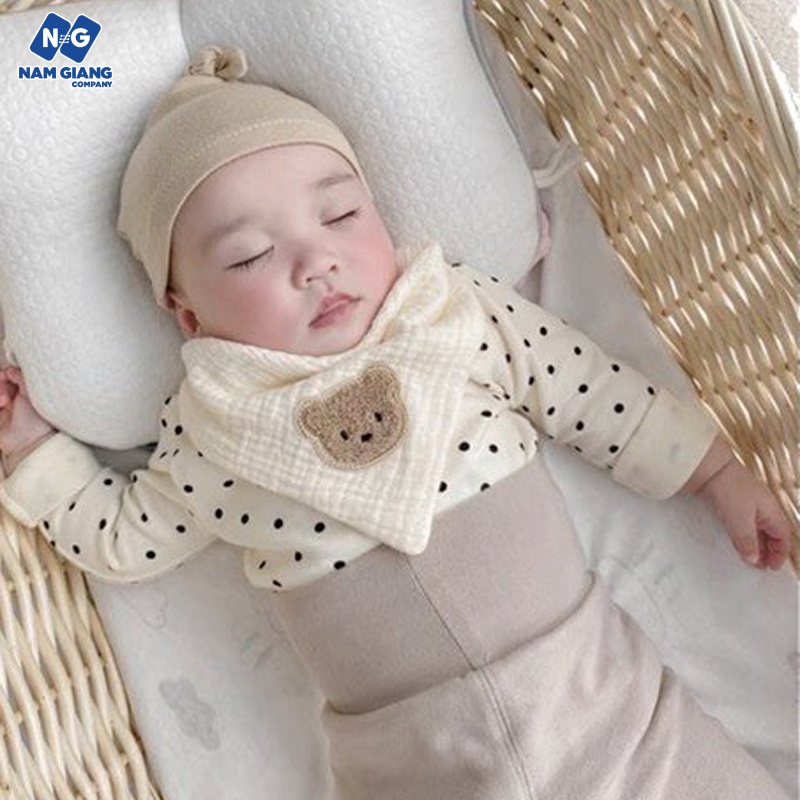 Yếm chéo xô muslin Anchee