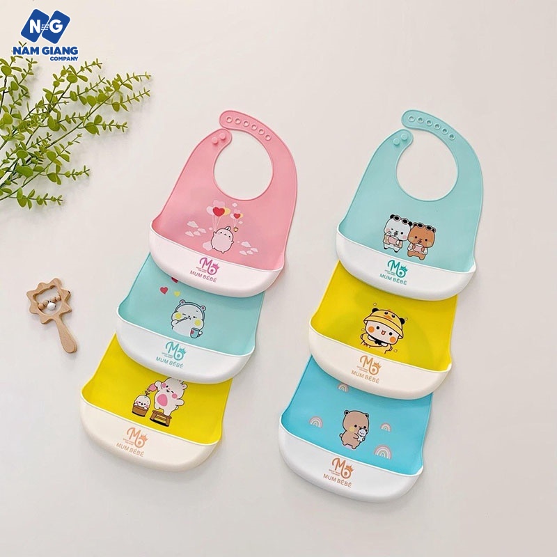 Yếm máng silicon MUMBEBE