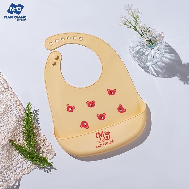 Yếm máng silicon MUMBEBE
