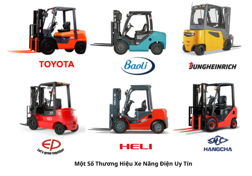 Thương hiệu xe nâng điện uy tín trên thị trường