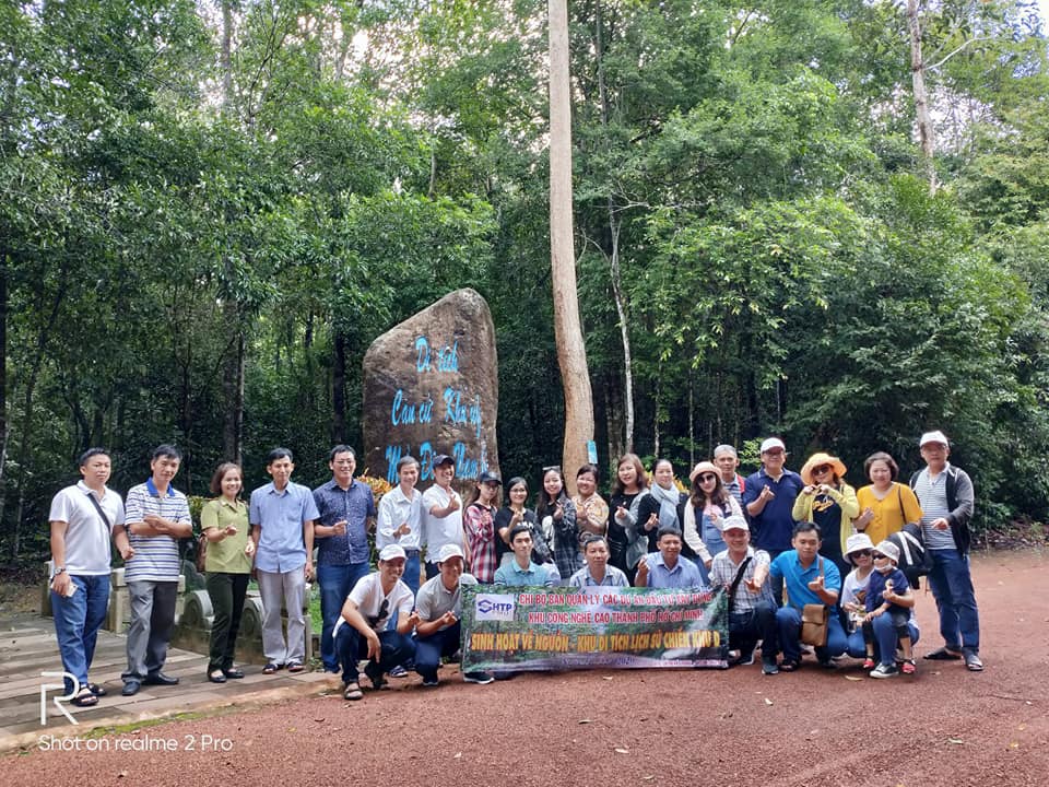 Chi Bộ Ban Quản Lý Các Dự Án Đầu Tư Xây Dựng Khu Công Nghệ Cao TP. Hồ Chí Minh tham quan về nguồn Khu Di Tích Lịch Sử Chiến Khu D, tháng 6/2020