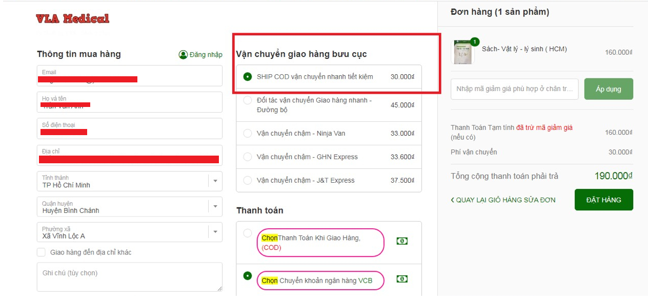 Quy định và chính sách phí vận chuyển khi đặt trên web của hàng Quy định và chính sách phí vận chuyển khi đặt trên web của hàng
