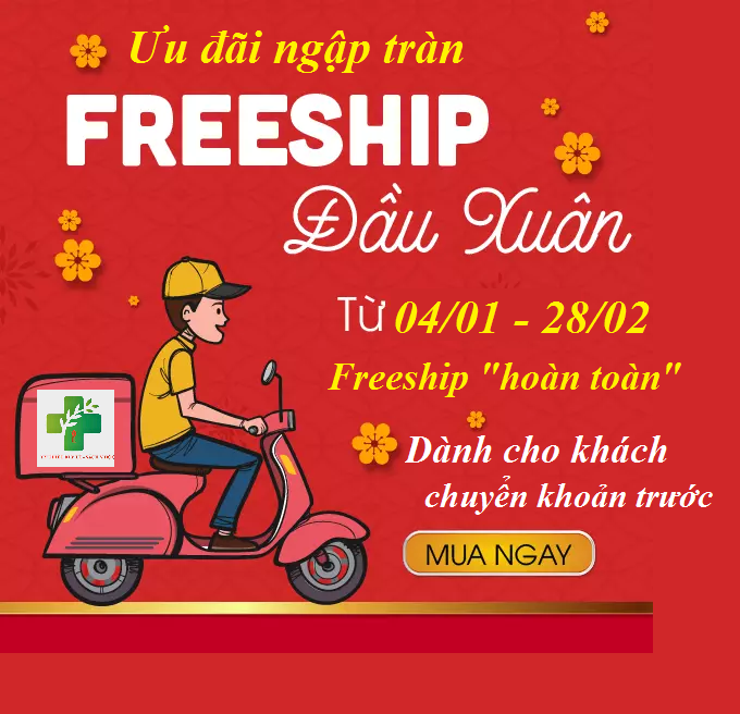 Chương trình chào đón năm mới 2022 ( freeship hoàn toàn mọi đơn hàng cho khách chuyển khoản trước)