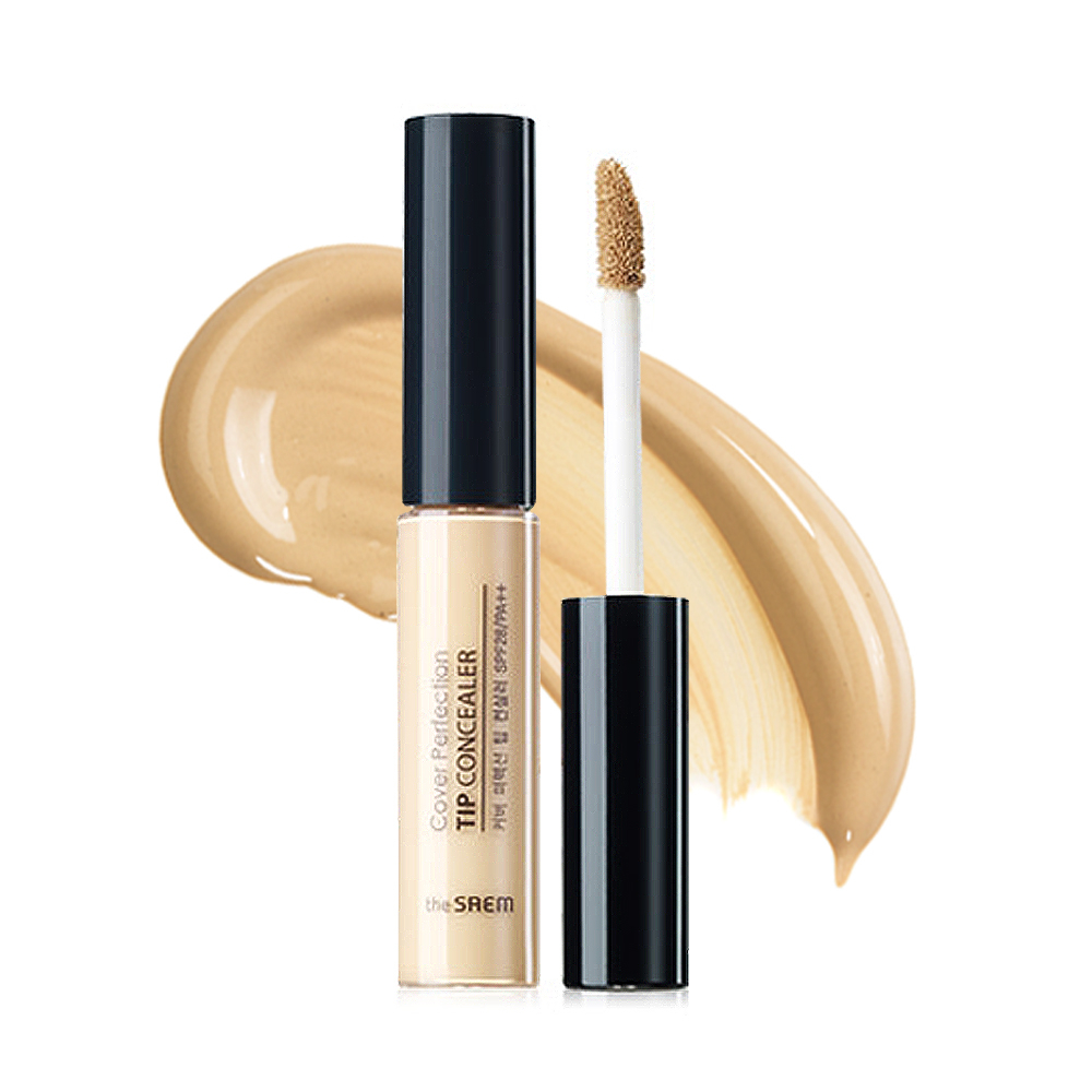 Che khuyết điểm The Saem Cover Perfection Tip Concealer  6.5g #1.5
