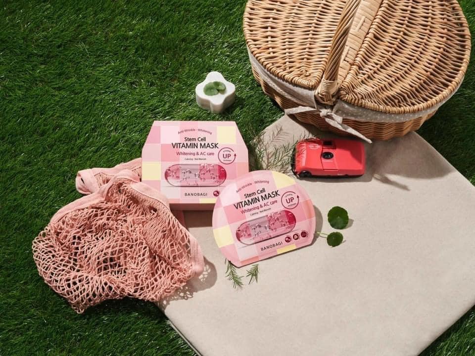 Mặt Nạ Banobagi Stem Cell Vitamin Mask Whitening & AC Care 30g