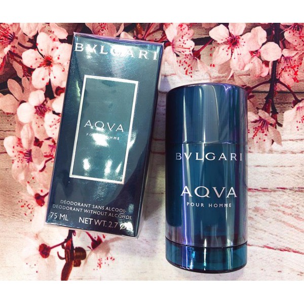 Lăn Khử Mùi Hương Nước Hoa Bvlgari Aqva Pour Homme 75ml