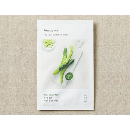 Mặt Nạ Innisfree My Real Squeeze Mask #Cucumber