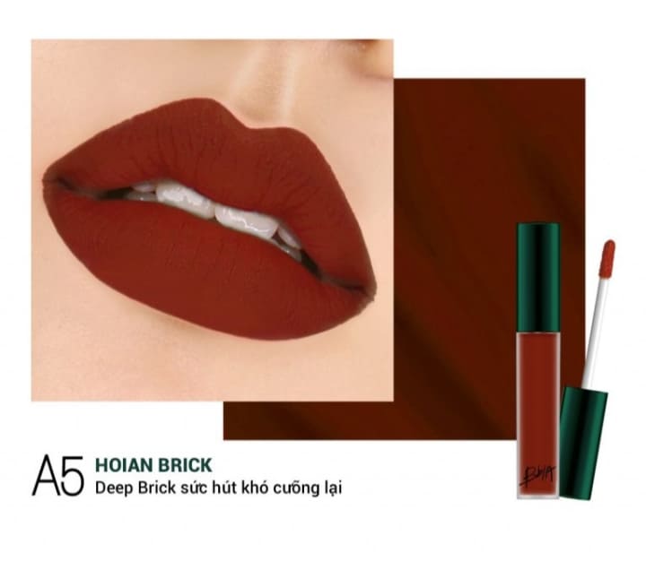 Son Bbia Asia Edition Last Velvet Lip Tint #A5 Hoi An Brick