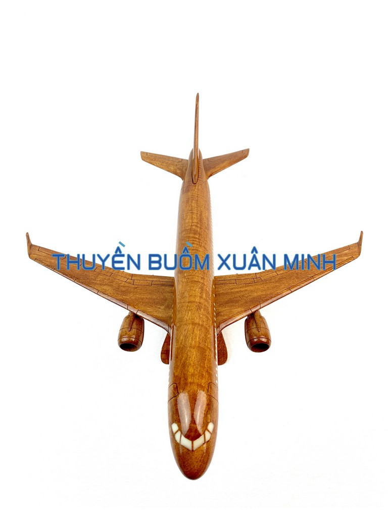 Mô Hình Máy Bay Gỗ AIRBUS A320 Trang Trí  Gỗ Căm Xe tự nhiên  Size Nhỏ  Showroom Tàu Thuyền Mô Hình Quà Tặng Gỗ Mỹ Nghệ