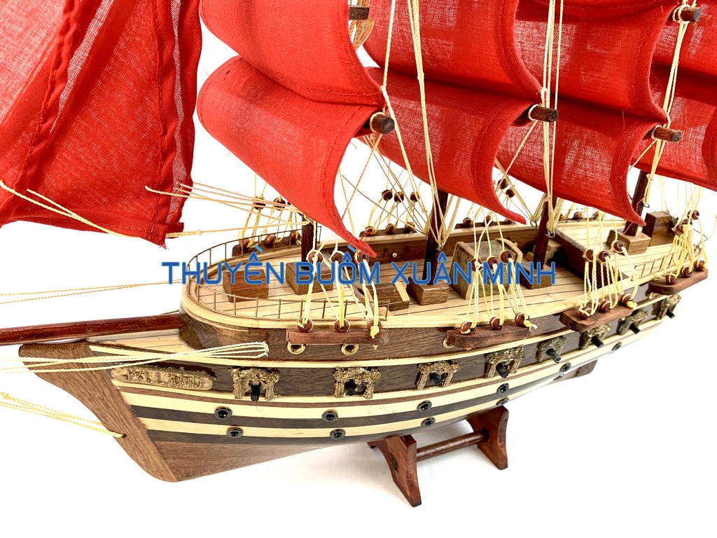 Mô Hình Thuyền Buồm Gỗ Phong Thuỷ Jylland (Tàu Chiến Cổ Đan Mạch ...