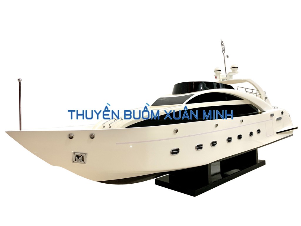 Mô Hình Tàu Thuyền Thái Lan gỗ tràm Thân 80cm MNVTB1580