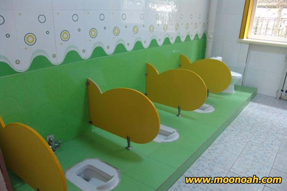 Khu vệ sinh cho trẻ nữ trường mầm non