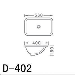 Chậu rửa mặt lavabo MN-D402