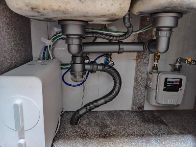 Xi phông ống thoát nước chậu rửa bát to chống tắc nghẽn, ngăn mùi hôi