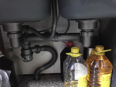 Xi phông ống thoát nước chậu rửa bát to chống tắc nghẽn, ngăn mùi hôi