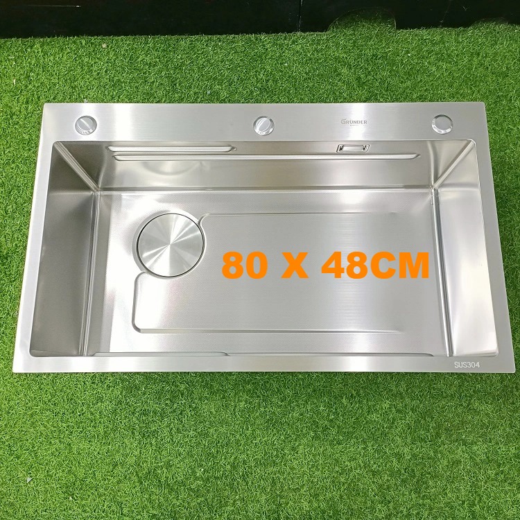 chậu rửa bát 1 hố grunder inox 304