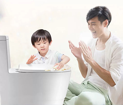 Bồn cầu liền khối men nano kháng khuẩn FOXIS FX-1307P